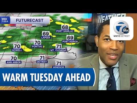 Another Nice Day in Detroit Before Rain Returns Wednesday