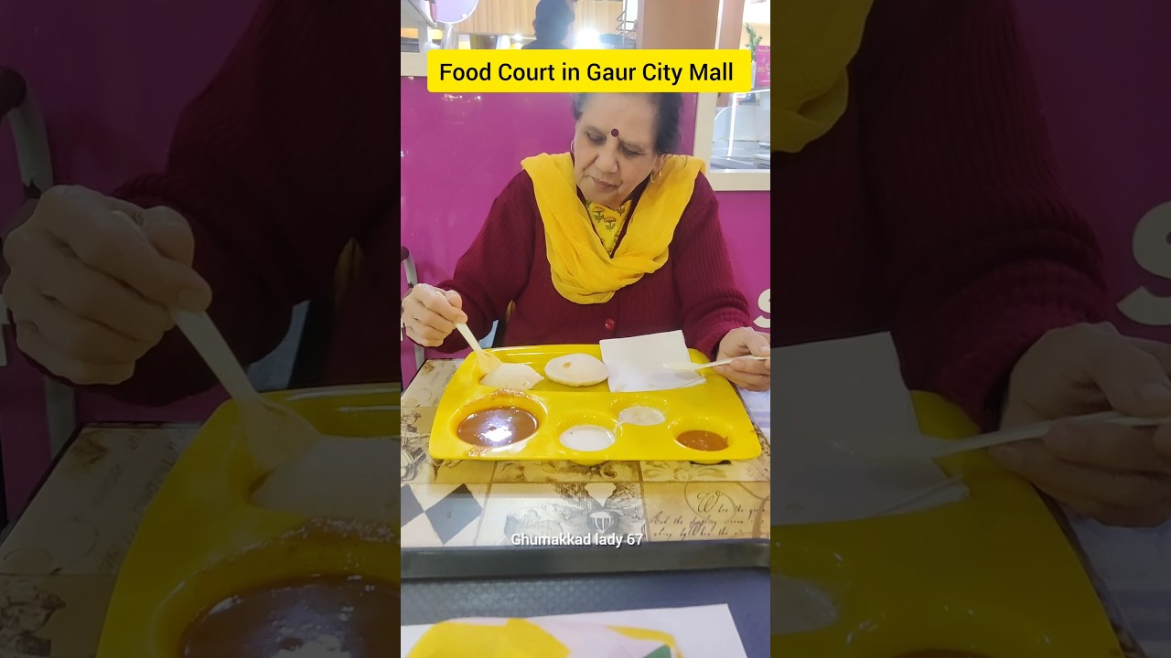 Food Court Gaur City Mall Noida extension 