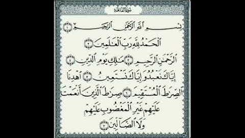 سورة الفاتحة مكررة 300 مرة بصوت الشيخ ماهر المعيقلي