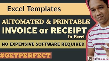 How to Create Fully Automated Invoice Template in Excel | Receipt Making Tutorial | Get Perfect