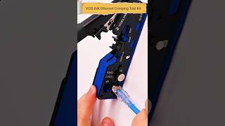 Crimp Like a PRO! VCELINK 105-in-1 Ethernet Tool Kit Unboxing & Demo #shortvideo #CrimpingTool