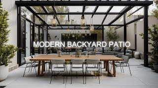 Jaw Dropping Modern Patio Transformations!