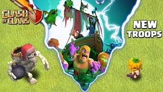 Clash of Clans NEW TROOP - Giant Skeleton Halloween Update! CoC New Troop Attacks!