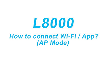 Tikom L8000: How to connect WiFi/APP? (AP mode)