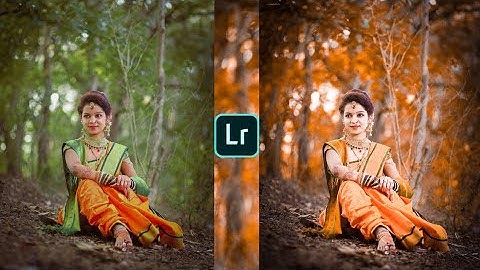 Lightroom new orange effect photo editing tutorial | lightroom background colour change preset