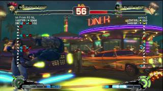 SSF4 AE :   Im From 83 NL (Akuma) vs Nox2 (Guy)