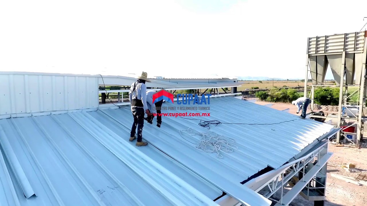 CUBIERTA DE NAVE INDUSTRIAL CON SISTEMA KR 18 - YouTube