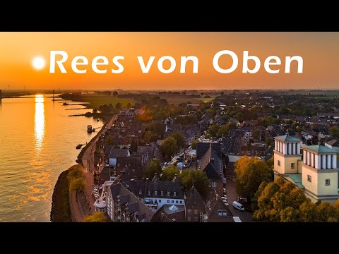 REES von OBEN ... ist REESig | Rees am Niederrhein