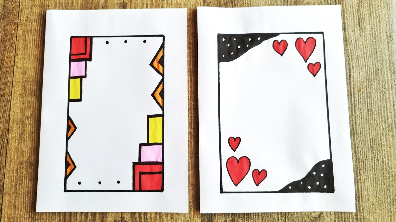 Assignment Front Page Designs / Border Designs / Border Designs for Project Work / Files Decoration