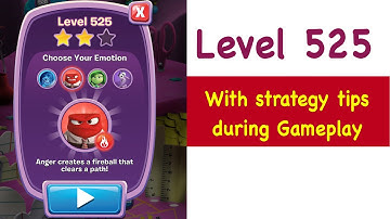 Inside Out Thought Bubbles Level 525 Tips and Strategy Gameplay Walkthrough No Boosters