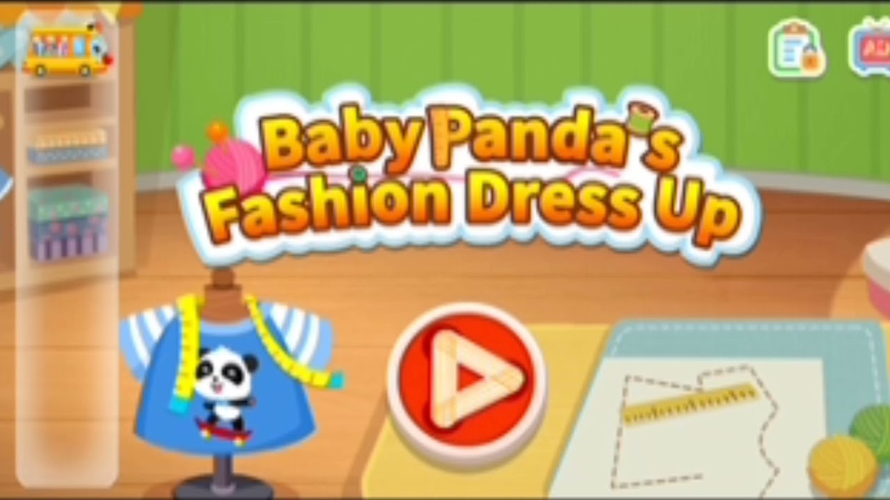 baby panda fashion dress up kids game new designs make sweater YouTube