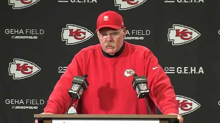 Chiefs head coach Andy Reid talks to reporters after 20-10 loss to Houston Texans