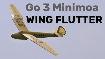 Goppingen Go 3 Minimoa | WING FLUTTER | 3,4m scale RC glider | 4K | Jirice 2025