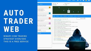 Binary.com Trading Strategy || Auto Trader Web EVEN/ODD || THIS IS A FREE SERVICE
