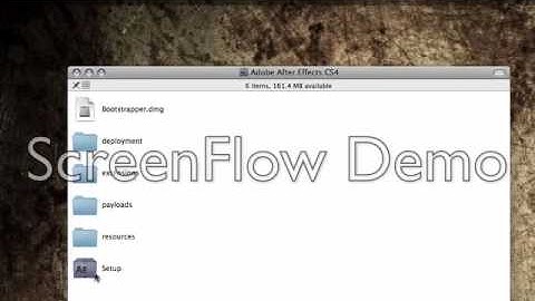 Adobe After Effects cs4 Mac ( Help )