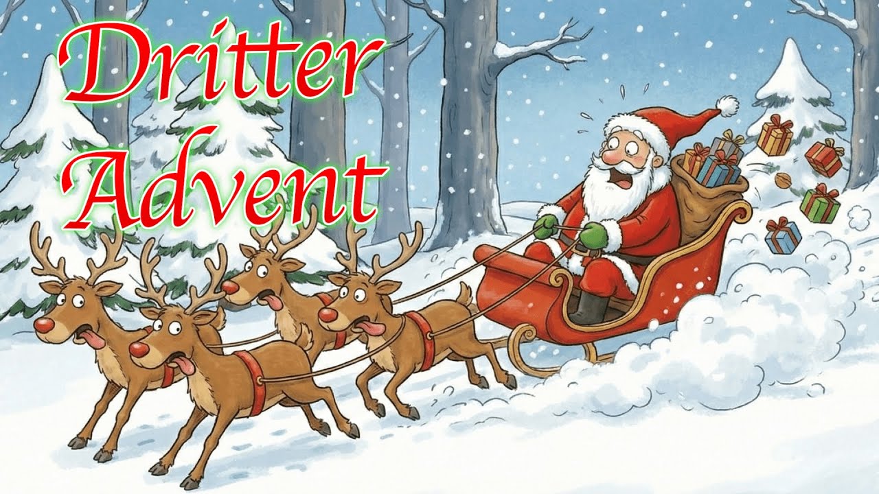 Adventsgrüße zum 3. Advent Lustig WhatsApp Kostenlos 🎅 Frohen Dritten Advent 2025!