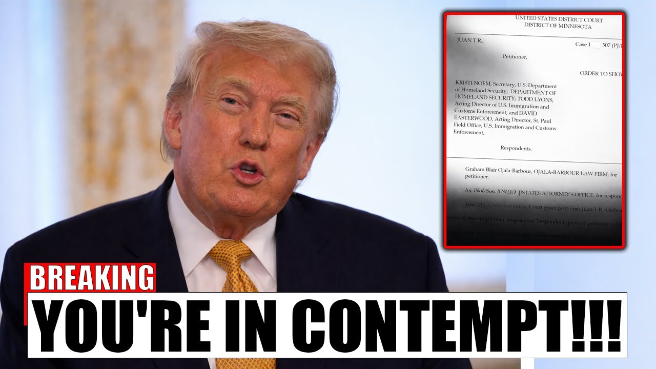 GOP Judge LOSES PATIENCE, ORDERS CONTEMPT Against Trump Administration