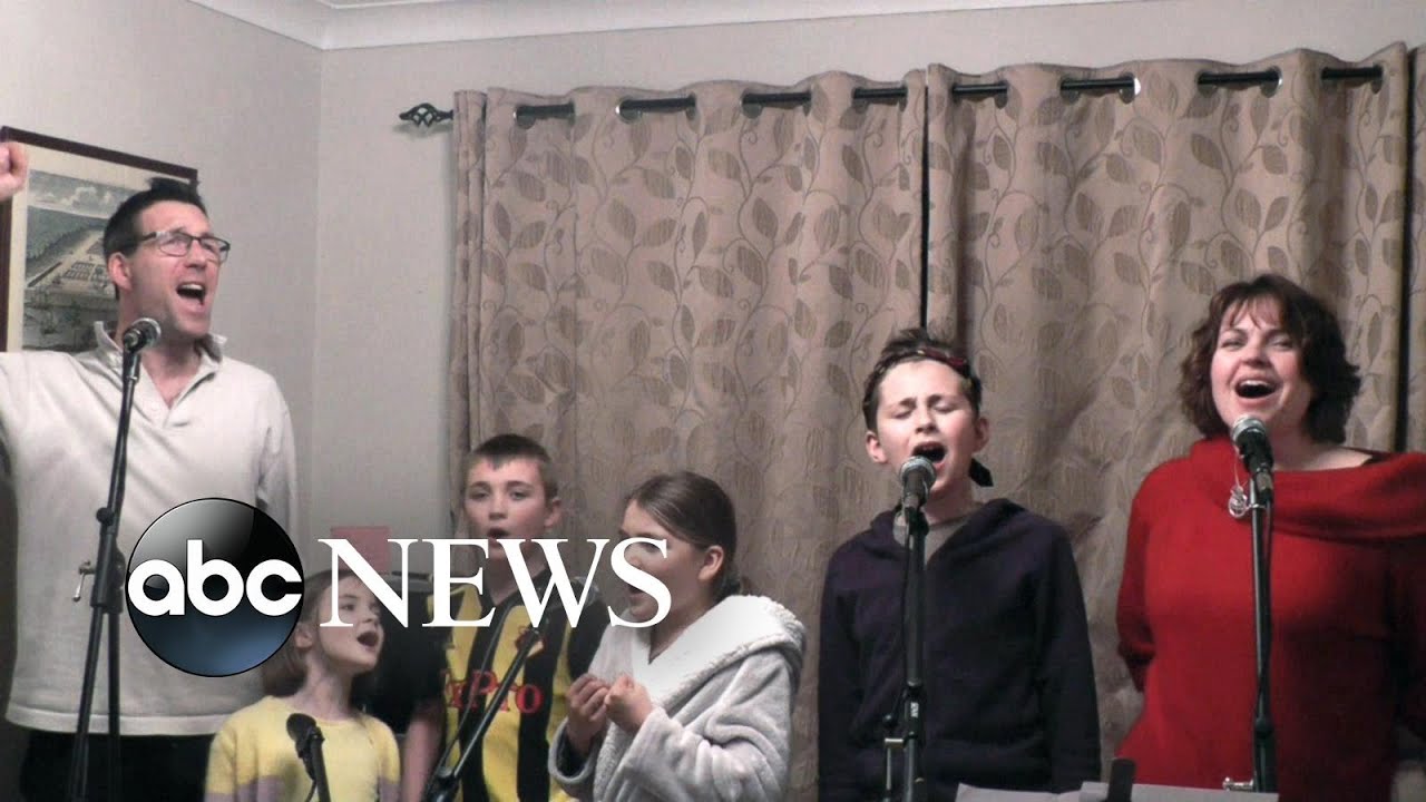 Family Performs Covid 19 Take On Les Miserables Youtube