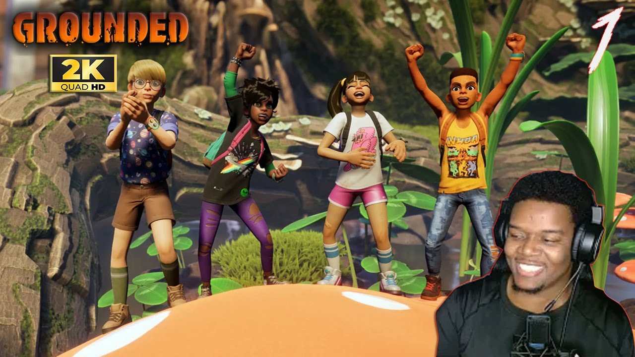 Grounded (PS5) (ГЕЙМПЛЕЙ) - КООПЕРАТИВНАЯ ИГРА, ЧАСТЬ 1