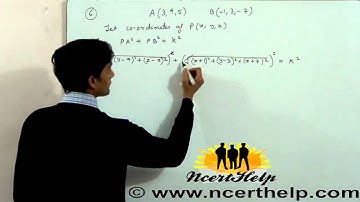 ncert solution for class 11 chapter 12 Introduction to 3D geometry Exercise and miscellaneous