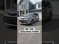 2026 Toyota Sienna Platinum – First Look Walkaround