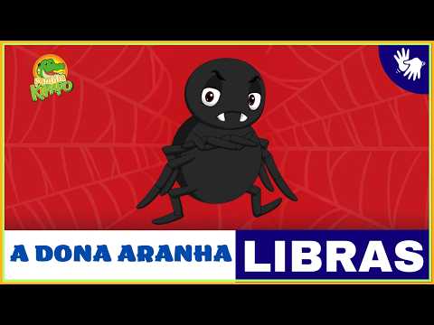 [LIBRAS] A Dona Aranha | Cantigas de roda | Família Kipapo | Vídeo Infantil Musical