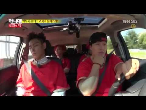 BIGBANG Running Man   Sleeping in the car