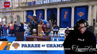 THE KNICKS PARADE LIVE REACTION !!!! - XAISCORES100