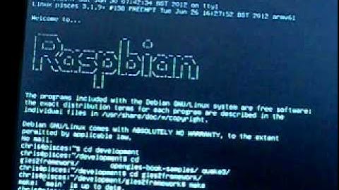 GLES2framework on Raspberry Pi