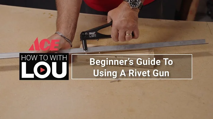Beginner's Guide To Using A Rivet Gun | Ace Hardware