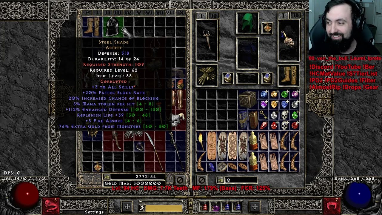 BRUTAL Bricks~ Speed Slam Session #3 - Day 7 ~70 GG Items! - HC PD2 S7 Teeth Necro Live Server!