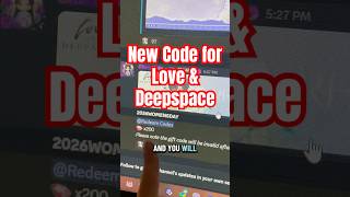 Redeem the new LADS code! #loveanddeepspace