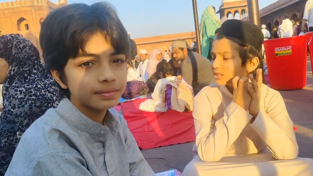 Ham gaye jama masjid ♥️🕋🕋 roza kholne 