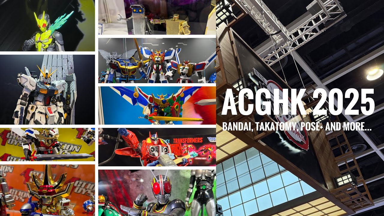 ACGHK 2025 Toy Fair Highlights｜Hasbro, Hot Toys, Bandai, threezero & More｜No Commentary Video