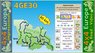 4GE30 Streckenvideo von 4x4 Georgien durch den Kaukasus