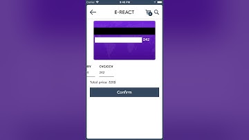 React native e commerce app demo