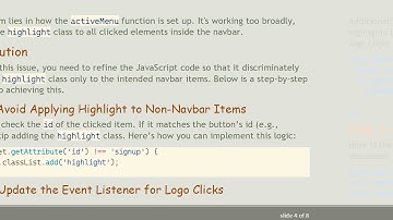 Fix the JavaScript Toggle Active Class for Specific Elements in Your Navbar