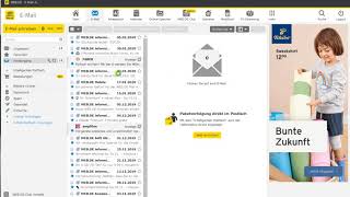 Instructions for logging in, checking mail and changing Mail Web.de password screenshot 3