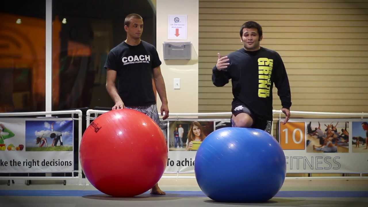 Naples BJJ and Brazilian Jiu Jitsu Stability Ball Training For BJJ