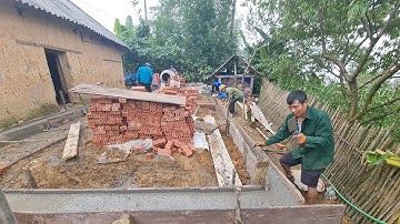 Đổ Giằng Móng Nhà 2 Anh Em ,Em Sử | Cói Lalin