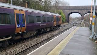 172332 and 172002 departing The Hawthornes 
