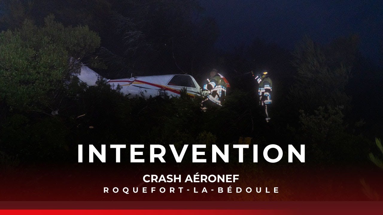 Intervention : les Pompiers13 mobilisés sur le crash d’un aéronef à Roquefort-la-Bédoule