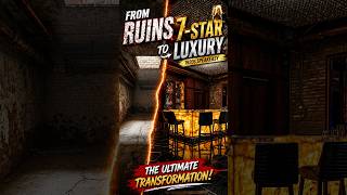 FROM RUINS TO 7-STAR LUXURY 🥂 | 1920s Speakeasy Bar Transformation!