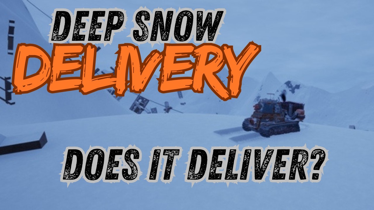 Deep Snow Delivery || Post-Apocalyptic Delivery Mission in Deadly Frozen Terrain