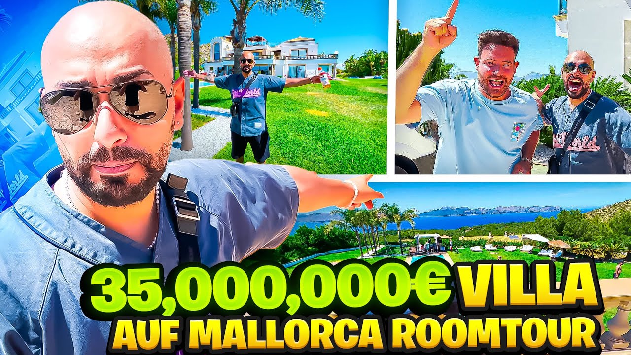 35.000.000€ VILLA ROOMTOUR AUF MALLORCA! EINFACH NUR KRANK! 🤯