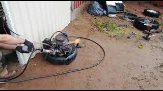 Briggs & stratton on 70% nitromethane at idle speed