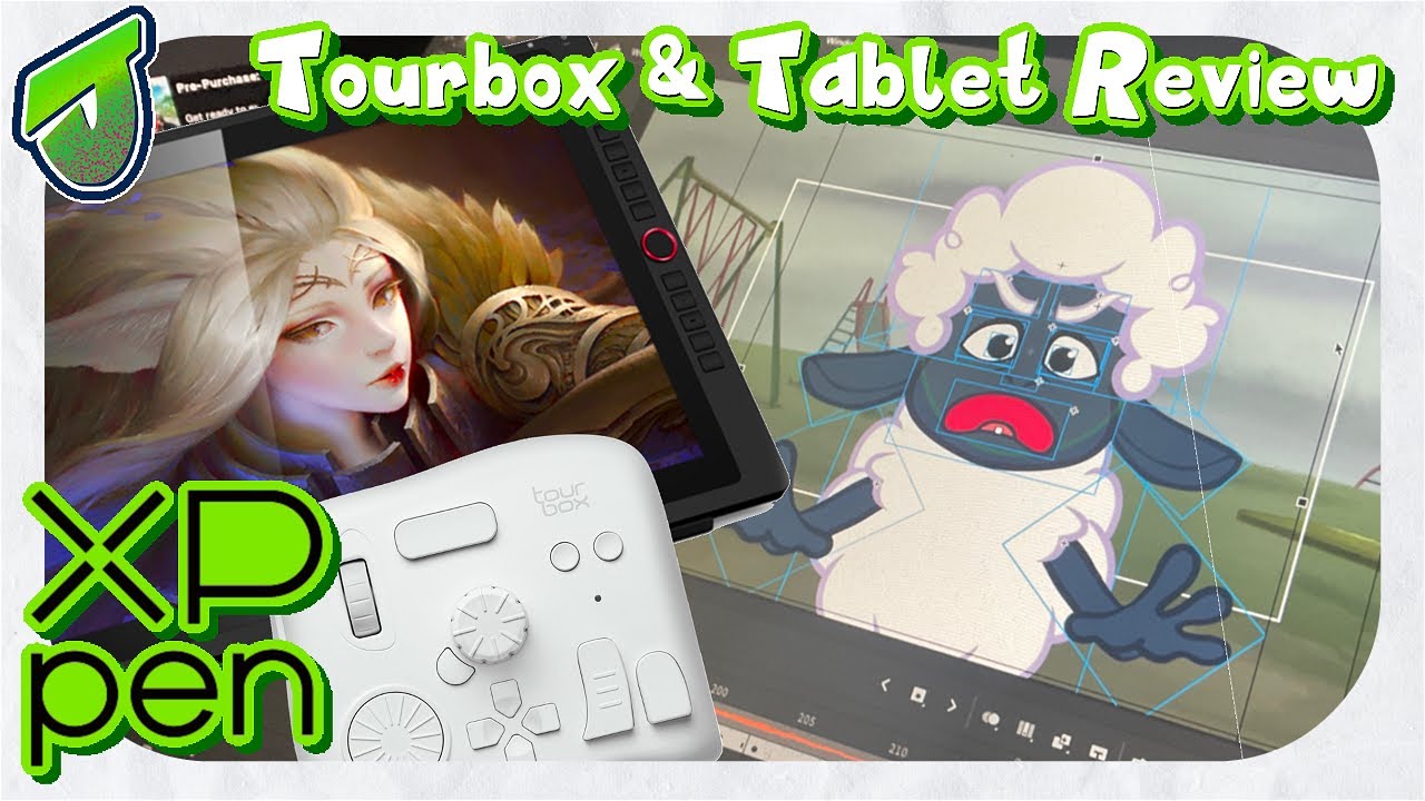 These Two Tools Were So Helpful!! (XPPen's TourBox Elite & Artist