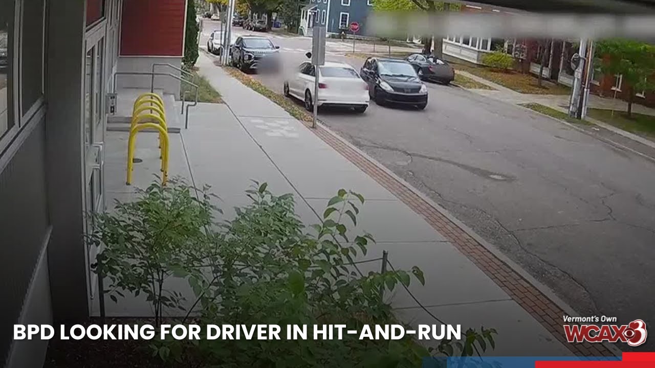 BPD looking for driver in hit and run - YouTube