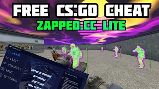 FREE CS:GO CHEAT | ZAPPED.CC LITE + DOWNLOAD