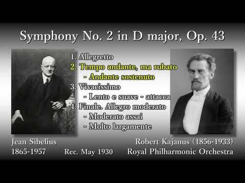 Sibelius: Symphony No. 2, Kajanus & RPO (1930) シベリウス 交響曲第